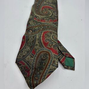 AVANZATA Vintage Silk Made in Italy Paisley Patterned Tie